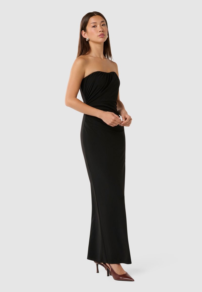 green emerald velvet dress Freesia Formal Dress Ice Blue| Beginning Boutique US main image 0