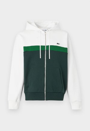 Lacoste, Sweat zippé - flour/sinople