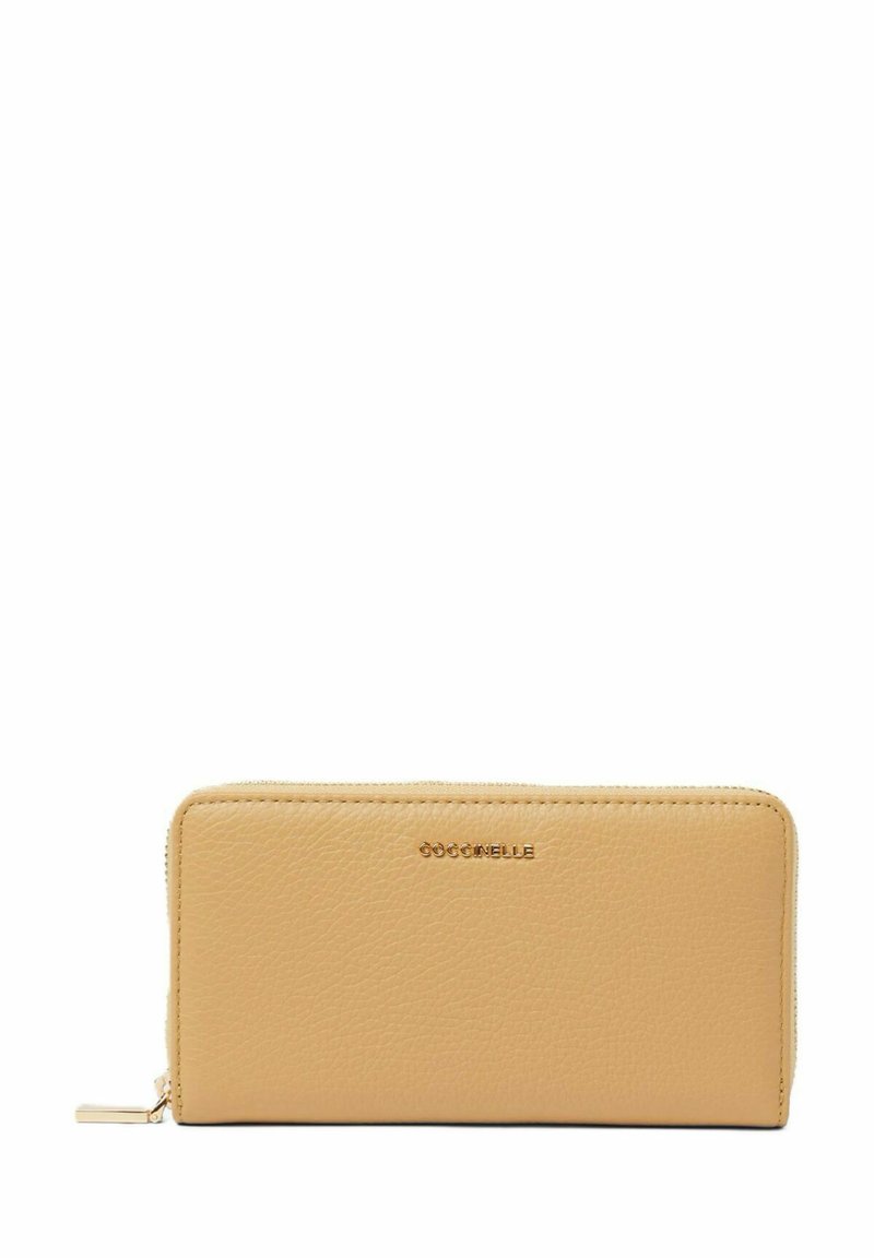 Coccinelle SOFT ZIP AROUND - Portafoglio - beige