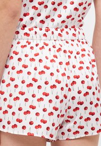 Abercrombie & Fitch Sleep Short - Donji dio pidžame - white/red