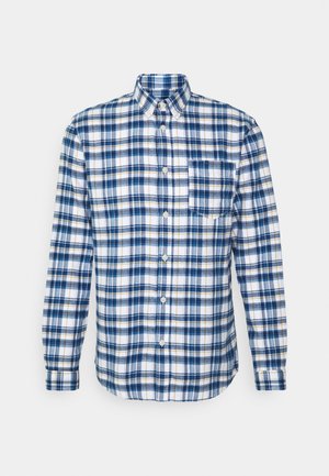 SLHREGZANE SHIRT CHECK - Košile - dark blue