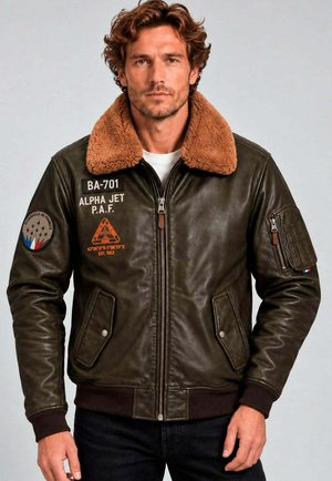 Redskins MA1ALPPAF - Veste en cuir - vert