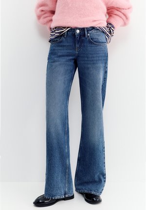 WITH STARS - Jeans a sigaretta - dark-blue denim