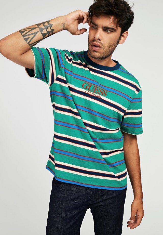 T-shirt imprimé - mehrfarbig, grün