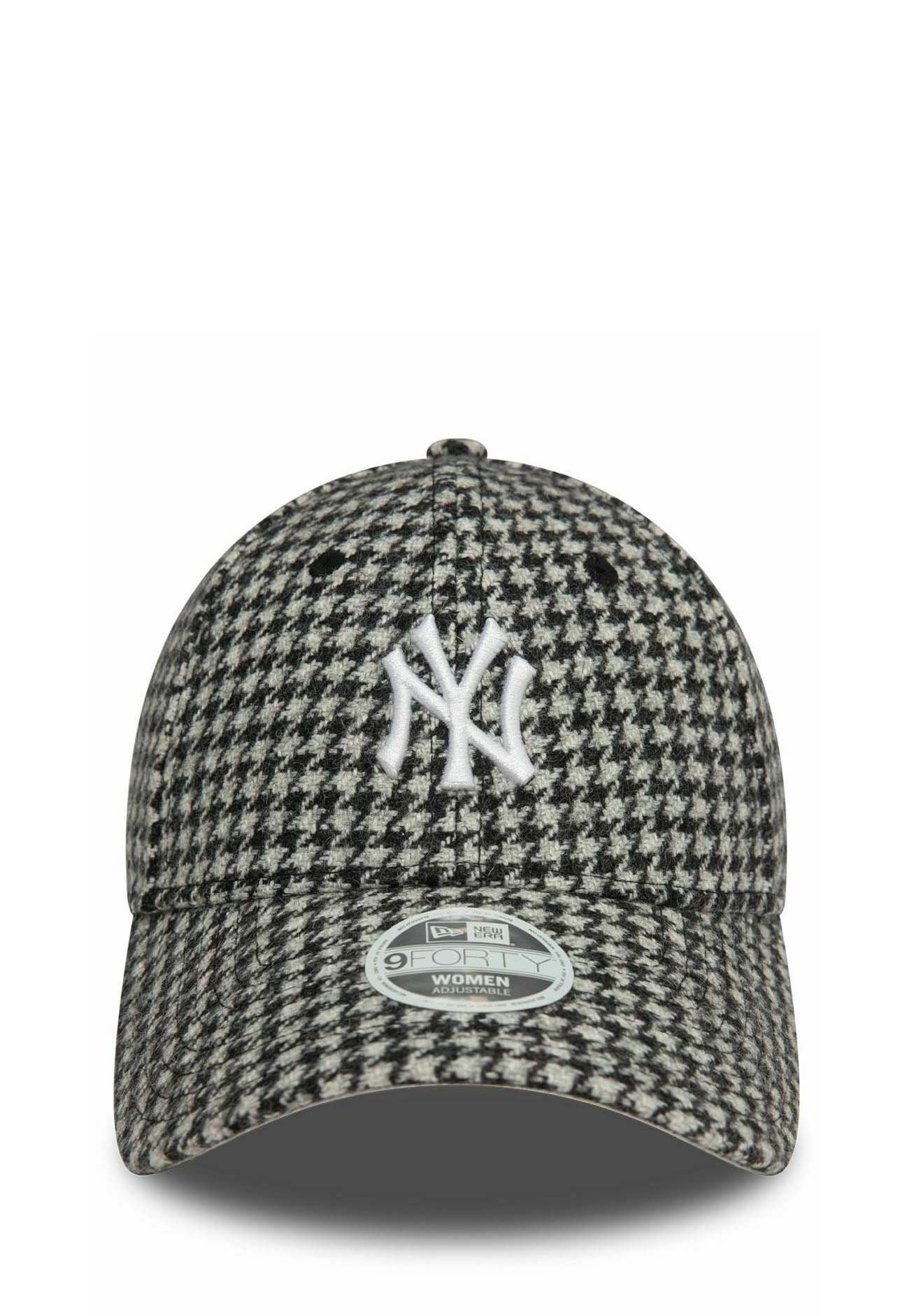 New Era 9FORTY HOUNDSTOOTH NY YANKEES - Cap - black - Zalando