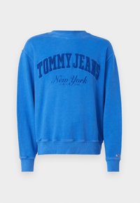 VINTAGE VARSITY CREW - Sweatshirt - tempo blue