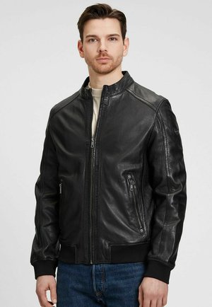 MMGORAN - Lederjacke - black