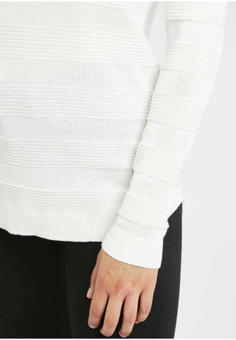 Damen Strickjacken | Fransa FRLETAN 3 PULLOVER Strickpullover antique/weiß - DY70403 Damen Strickjacken | Fransa FRLETAN 3 PULLOVER Strickpullover antique/weiß - DY70403