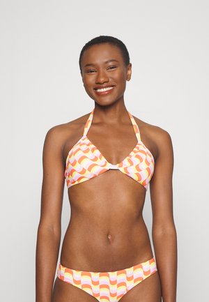 Seafolly MODERN TAKE DRAWSTRING HALTER BRALETTE - Πάνω μέρος μπικίνι - mandarin
