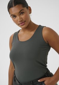 Kaffe Curve ERINA - Top - black oyster