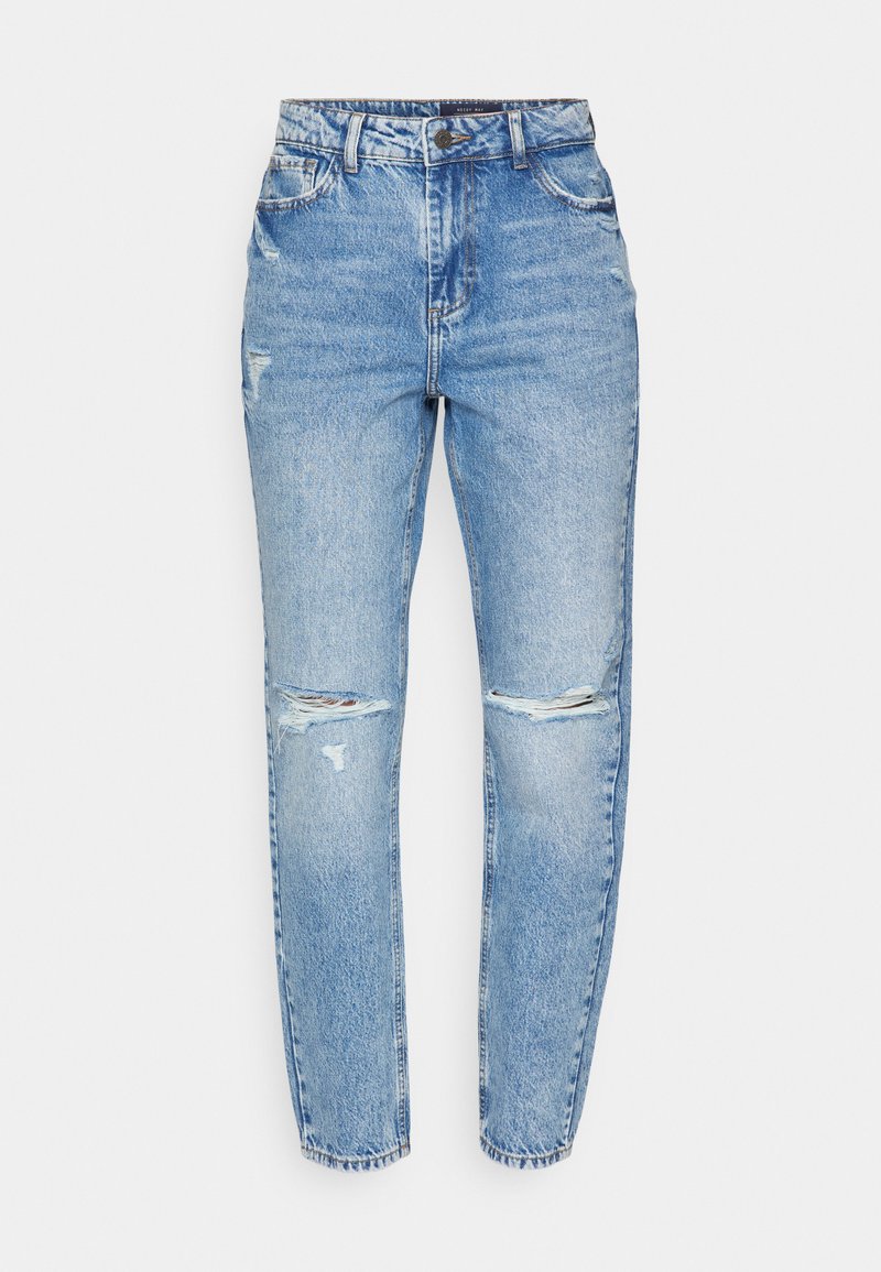 Noisy May Straight leg jeans blauw denim/bluedenim