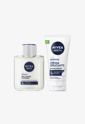 NIVEA MEN, NIVEA MEN SENSITIVE CREMA IDRATANTE 75 ML E BALSAMO DOPOBARBA 100 ML - Kit skincare