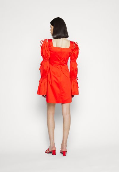 Sara Battaglia PUFFY SLEEVES DRESS - Cocktail φόρεμα / Φόρεμα για πάρτι - aperol