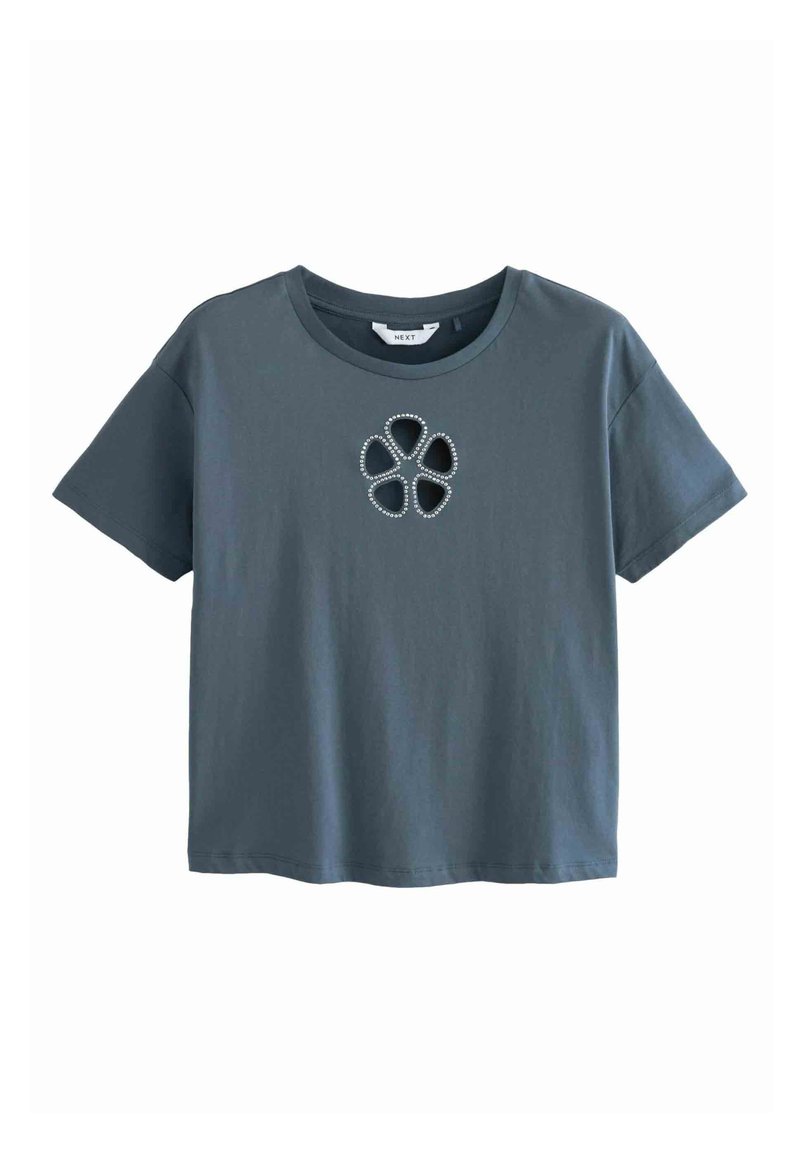 Next T-shirt print blauw