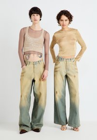 Jaded London MUD COLOSSUS UNISEX - Brīvi džinsi - blue denim