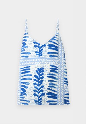 Object, OBJSHELLY SINGLET - Μπλούζα - azure blue/white/blue