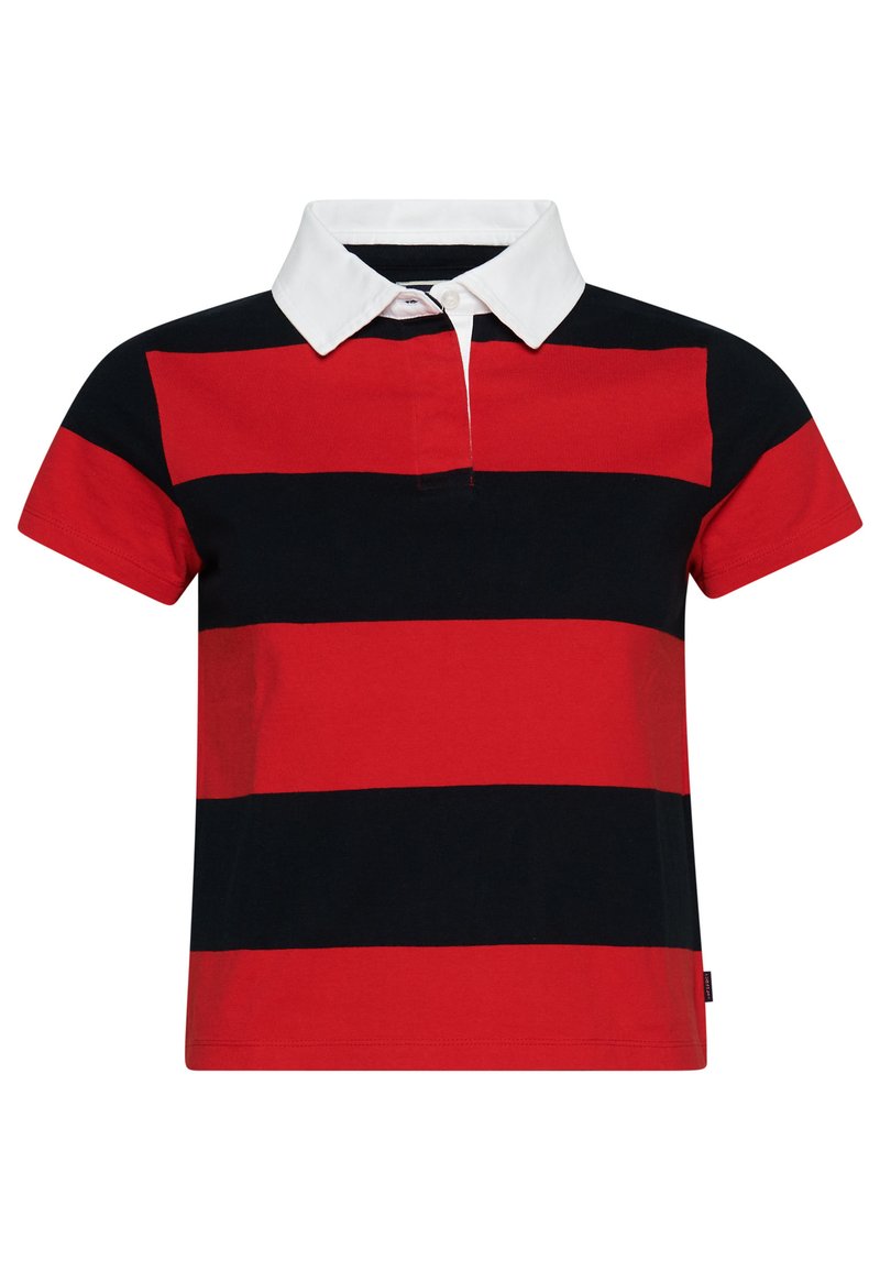 Superdry & Co Poloshirt rood Superdry & Co Poloshirt rood