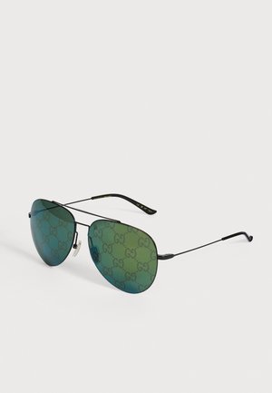 Gucci, Lunettes de soleil - black/green