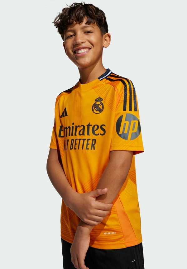 REAL MADRID 24/25 AWAY KIDS - Football shirt - crew orange crew orange4