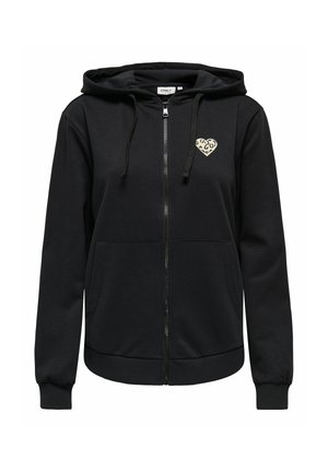 ONLY, Sudadera con cremallera - black