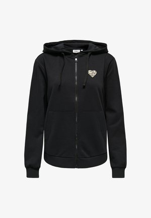 ONLY, Sudadera con cremallera - black