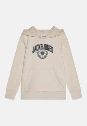 Jack & Jones Junior JJKAM VARSITY BRANDING HOOD - Jersey con capucha - moonbeam
