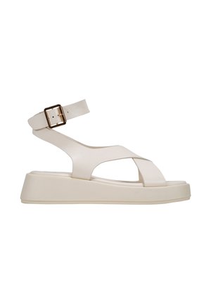 Bosanova Sandalias con plataforma - beige