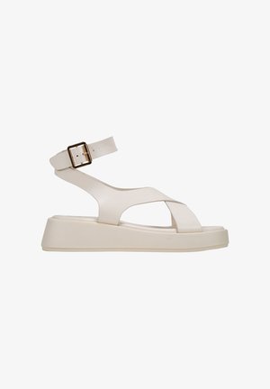 Bosanova Sandalias con plataforma - beige