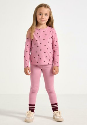 Lindex, LINDEX LEGGINGS WITH BRUSHED INSIDE LINDEX - Leggings - dusty lilac