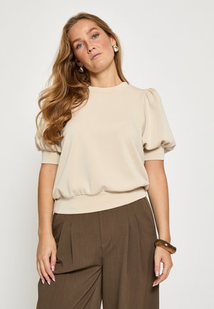 LIVANA  - Lihtne T-särk - sand gray