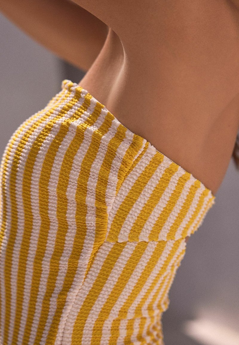 Next TALL - Topp - yellow white crinkle