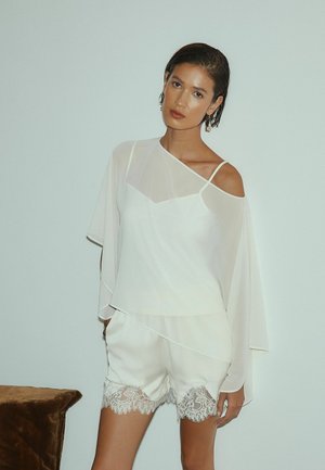 Next, SHEER LAYER CAPE SLEEVE TOP WITH CAMI - Cape - cream