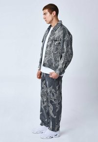 Project X Paris A MOTIF FLORAL - Spijkerjas - gris