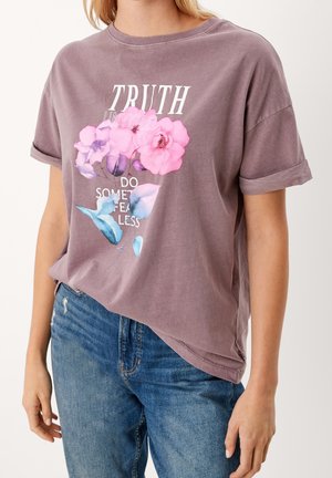 T-shirt imprimé - purple