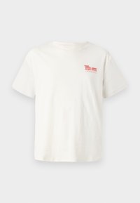 JORPOOL FLOAT TEE CREW NECK - Tricou cu imprimeu - egret