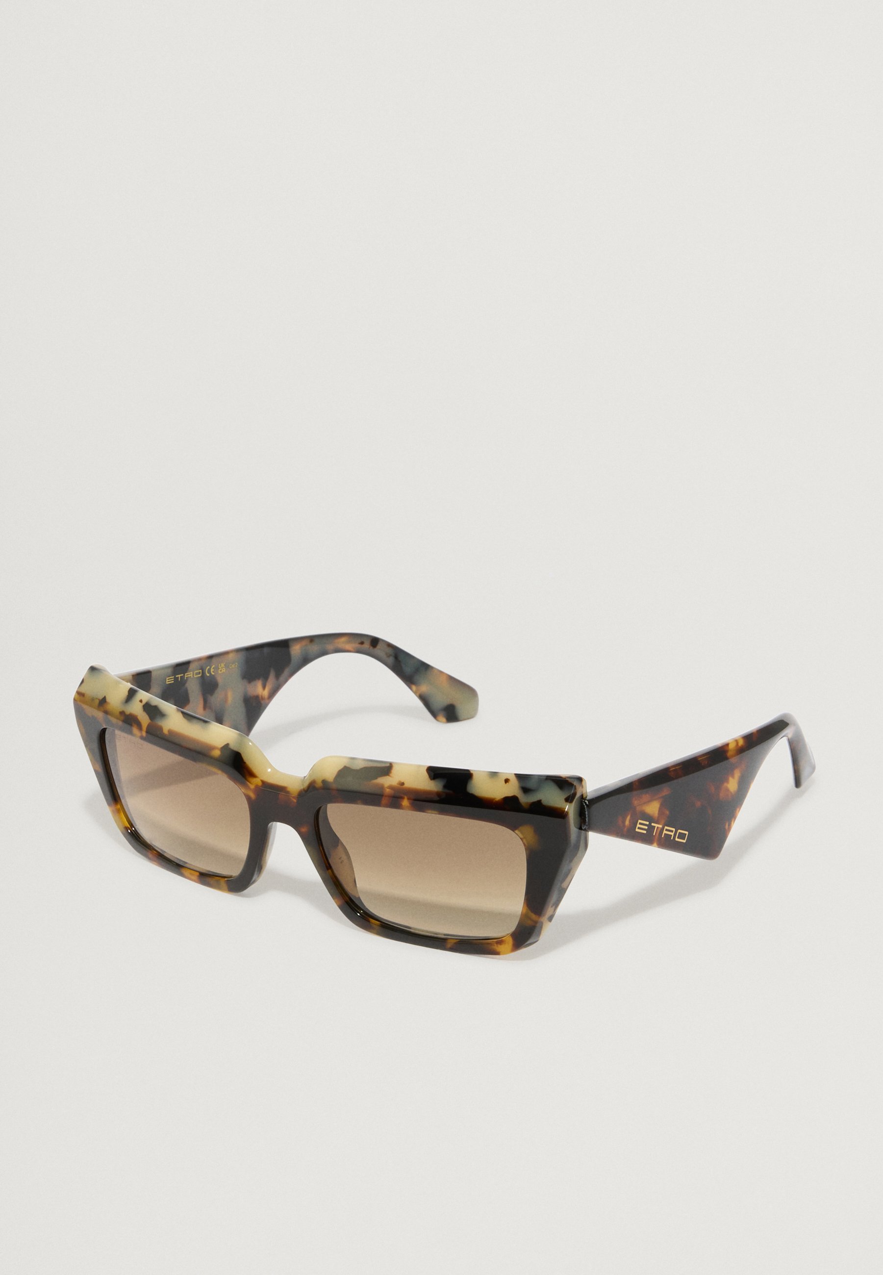 Etro grey Square Sunglasses with Gold Temples Etro 0035/S 000 IR Sunglasses Rose Gold - eye-oo.com main image 3