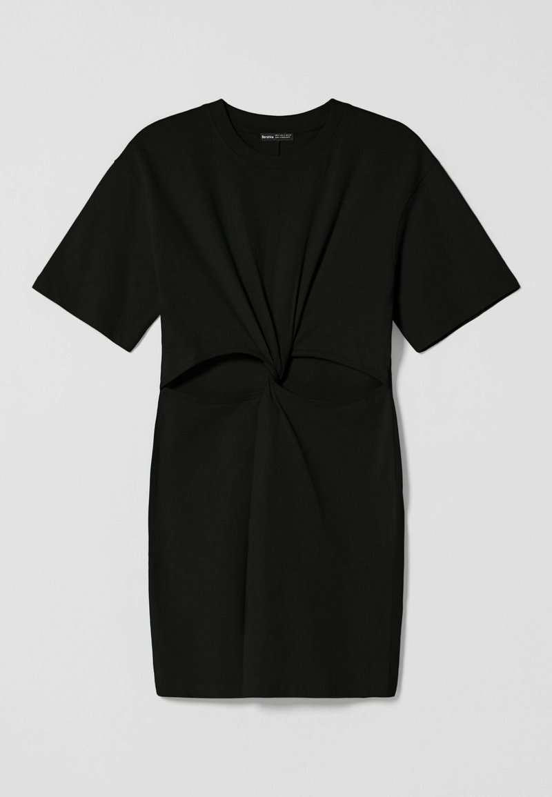 Bershka Jerseyjurk zwart