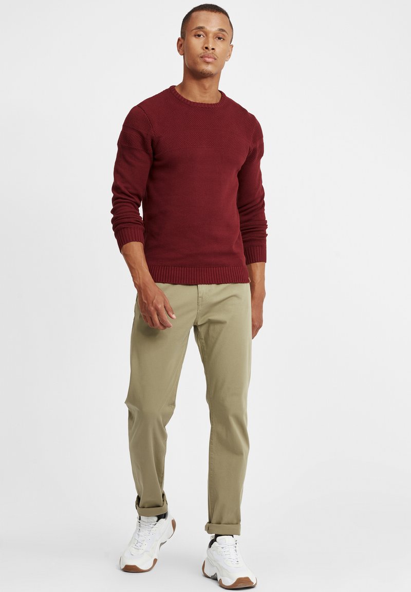 Herren Strickjacken | Blend BHGASTAMO Strickpullover tawny port/rot - JY32022 Herren Strickjacken | Blend BHGASTAMO Strickpullover tawny port/rot - JY32022