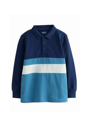 REGULAR FIT LONG SLEEVE - Polokošeľa - blue