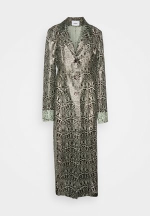 TECHNICAL COATED OVERCOAT - Κλασικό παλτό - brown