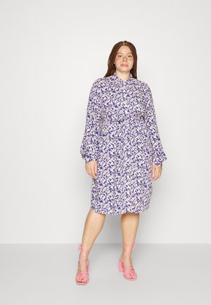 VIBOLD TIE SHIRT DRESS - Sukienka koszulowa - pink/blue