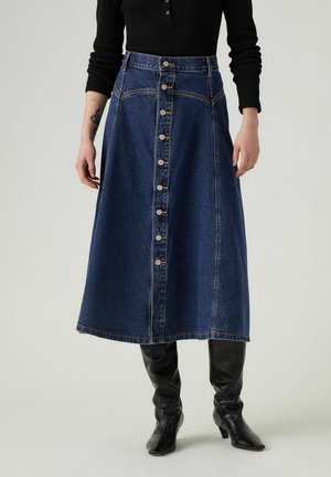 Levi's® YOKED WESTERN - A-line skirt - slightly circular