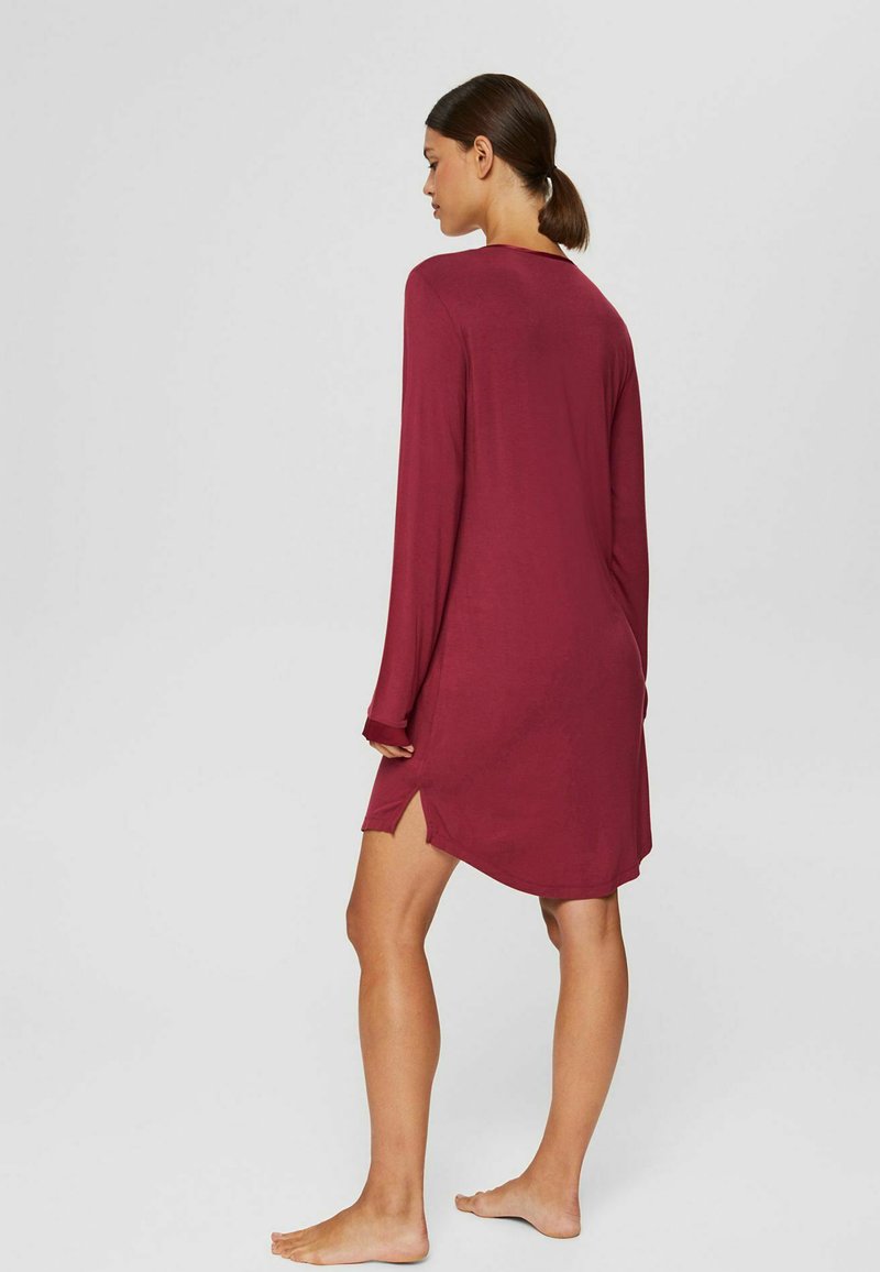 Damen Nachthemden | Esprit NACHT LENZING™ ECOVERO™ Nachthemd dark red/dunkelrot - OG39030 Damen Nachthemden | Esprit NACHT LENZING™ ECOVERO™ Nachthemd dark red/dunkelrot - OG39030