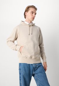 BOSS WE DYE HOOD - Sportinis megztinis - light beige
