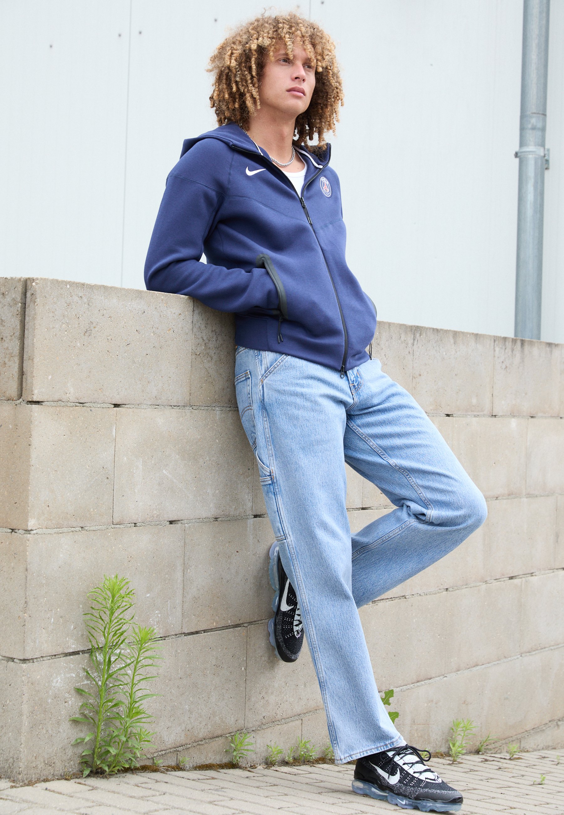 tech fleece with jeans