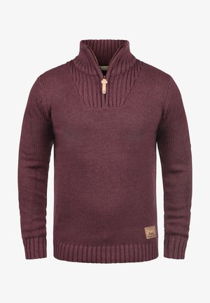 Strickpullover - dark red