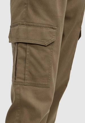 INSIDE JOGGER HIGH RISE - Pantalones cargo - verde