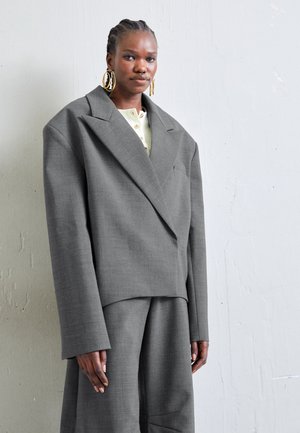 A.W.A.K.E. MODE OVERSIZED TOXEDO JACKET - Puspaltis - grey