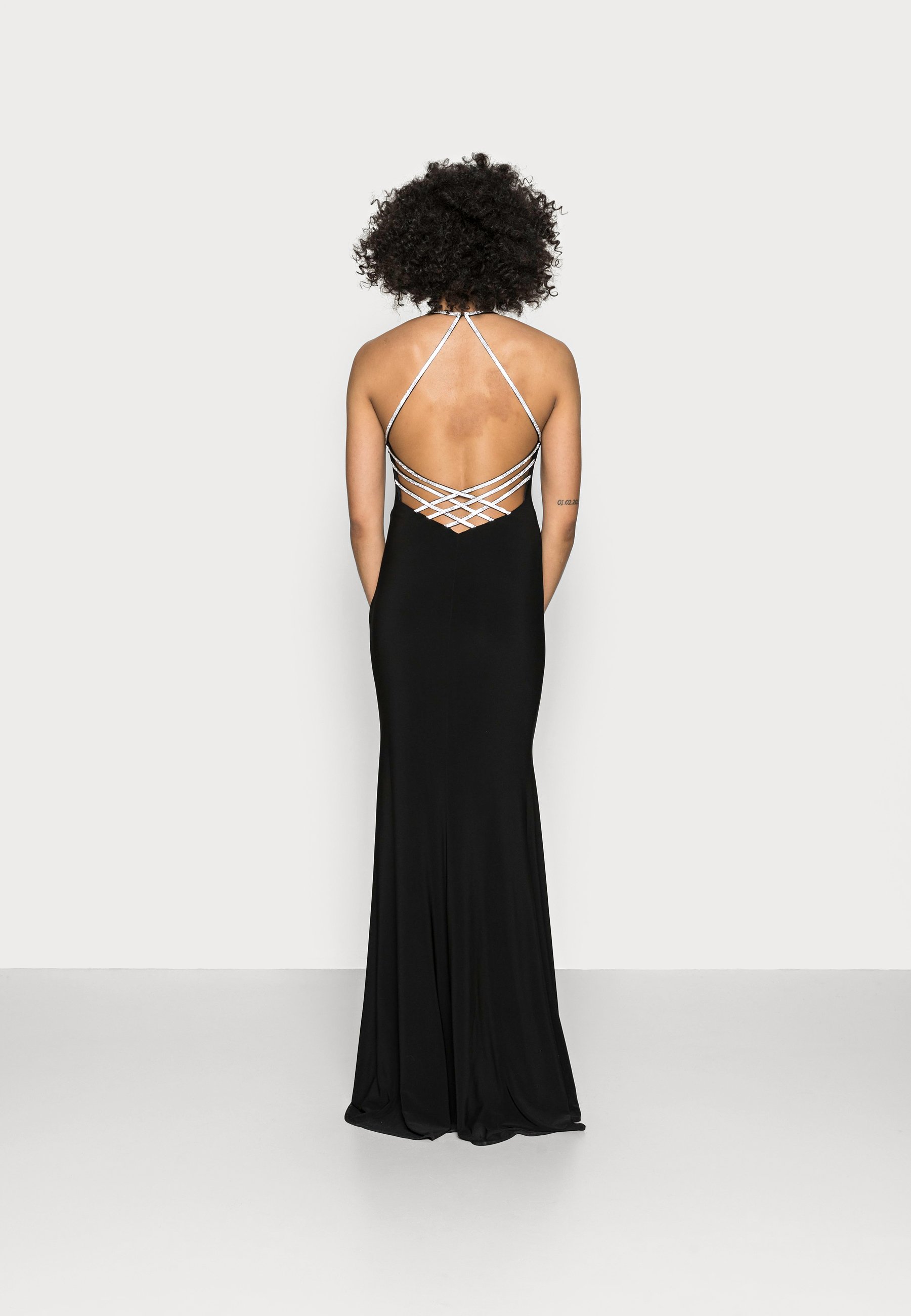 Luxuar Fashion Jerseyjurk - schwarz/zwart - Zalando.nl