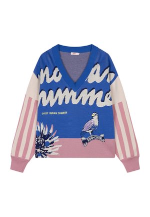 KATHA V-NECK  - Trui - amparo blue